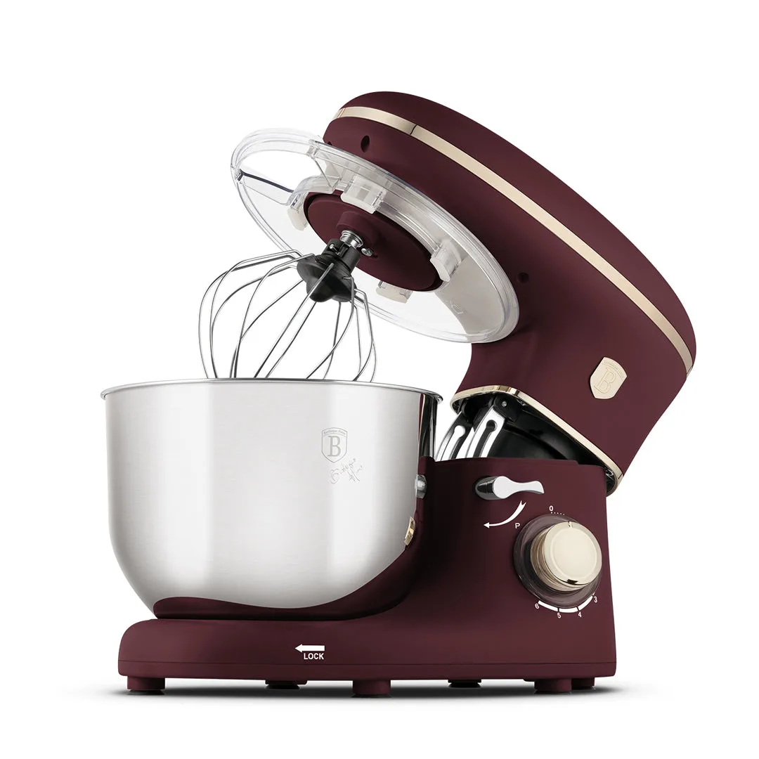 Mixer cu Bol din Inox de 1300W (6 L), Bordeaux