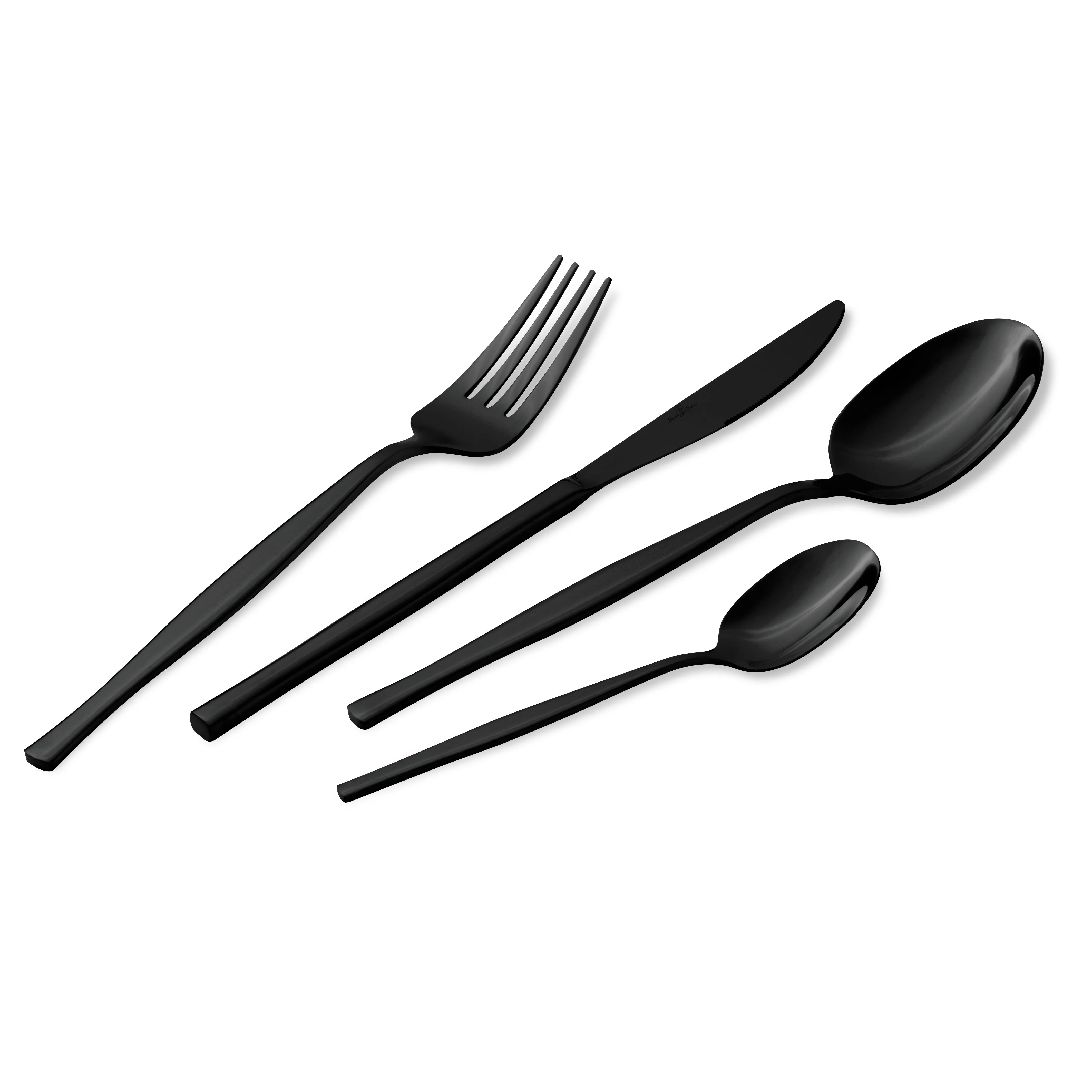 Set de Tacâmuri | 24 Piese, Negru